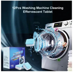 24 pcs washing machine cleaner tablets, Deep cleaning tablet, Expert detergent, He front loader, Top load, Bacteria remover, Laundry slot cleaner. 1 pc, Sm