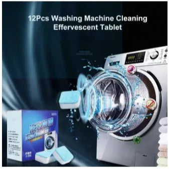 24 pcs washing machine cleaner tablets, Deep cleaning tablet, Expert detergent, He front loader, Top load, Bacteria remover, Laundry slot cleaner. 1 pc, Sm